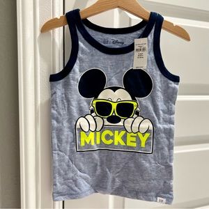 Brand new! Toddler boy’s Gap Mickey Mouse tank